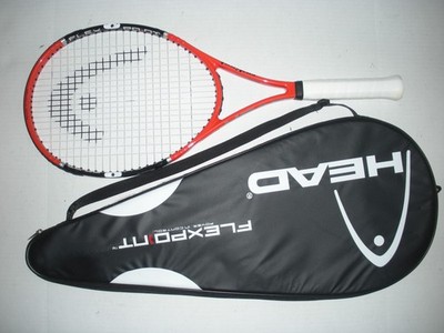HEAD FLEXPOINT RADICAL OS 107 TENNIS RACQUET 4 3/8 (NEW STRINGS