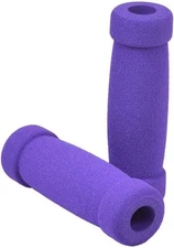 AlveyTech Handlebar Foam Grip Set - Replacement Hand Grips for 4-1/4", Purple 