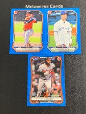 2026 Bowman Alimber Santa Dylan Beavers Moon RC Blue Foil /150 Lot*3