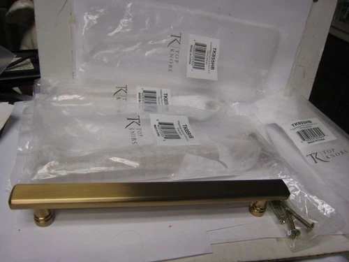 4 yes 4 Top Knobs TK855HB Kingsbridge Pull 6 5/16" (c-c) Honey Bronze - Picture 1 of 6