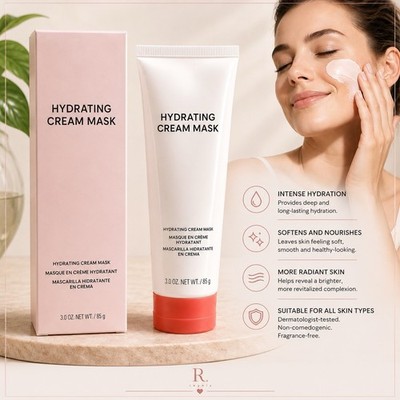  Mary Kay Hydrating Cream Mask Face Fragrance-Free Non-Comedogenic Hydrating  