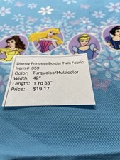 Item 359. Disney Princess Border Polyester Fabric