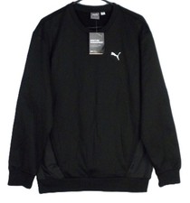 PUMA Men's Black Smooth DRYCELL Pullover Sweater Size m