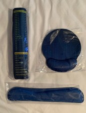 Ergonomic Desk Pad / Mouse Pad / Wrist Rest Kit for Computer Desk Workers
