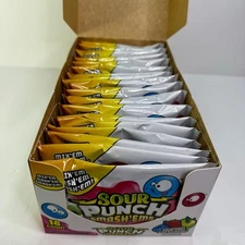 Case Of Sour Punch Smash’ems Gummy Candy Assorted Flavors 2oz Each 18 Total