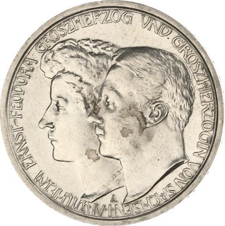 Sachsen Weimar Eisenach 3 Mark 1910