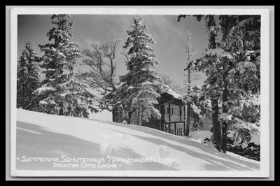 Ansichtskarte Semmering-Schutzhaus am Pinkenkogel - Stmk. Österreich
