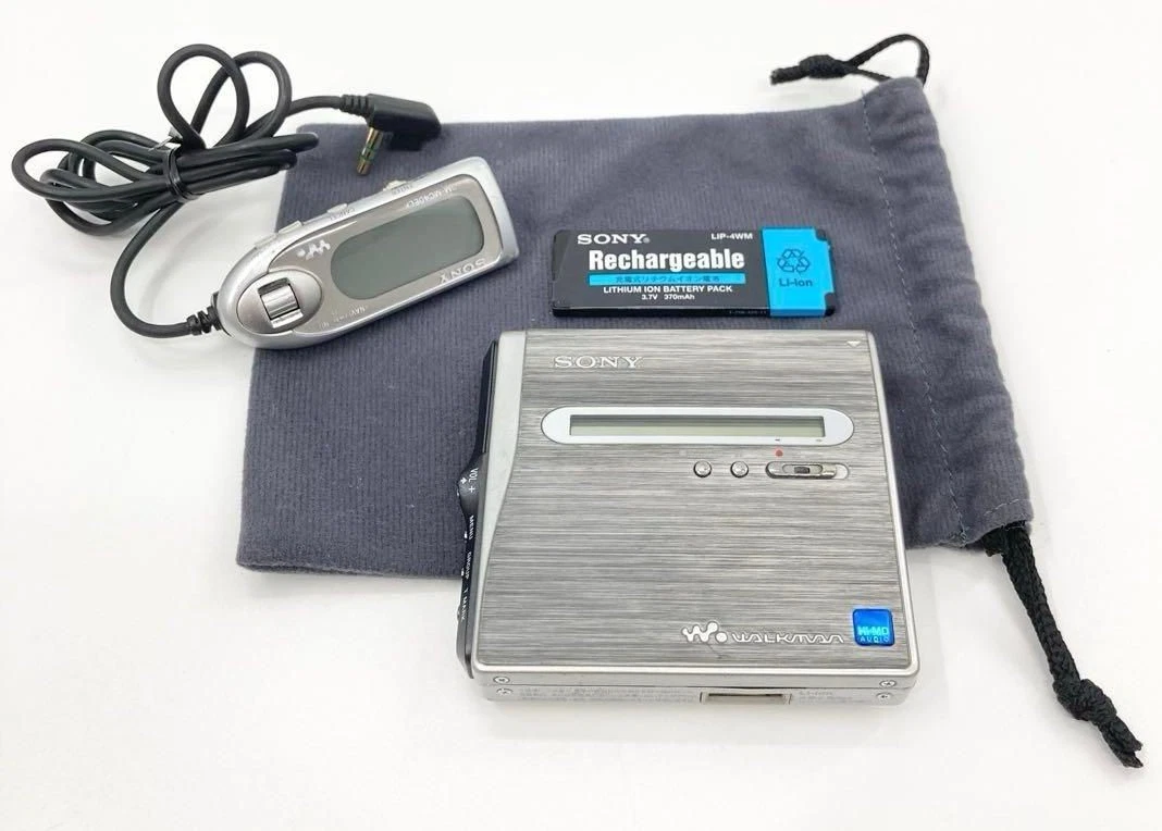 SONY MZ-RH1 Hi-MD 完動品 MDレコーダー Sony MZ-RH1 Hi-MD Walkman MiniDisc Player Recorder Silver Japan NO