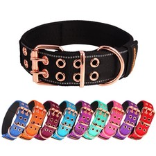 Heavy Duty Dog Collar for Medium Large Dogs,Black,Medium Medium Pack of 1 