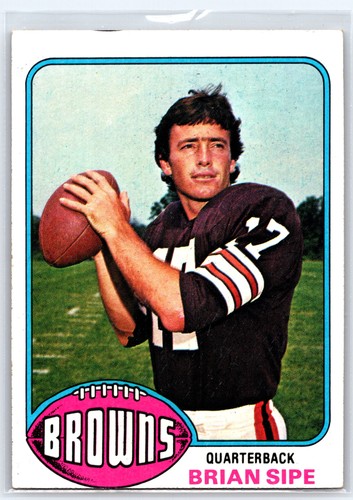 Brian Sipe #516 1976 Topps card