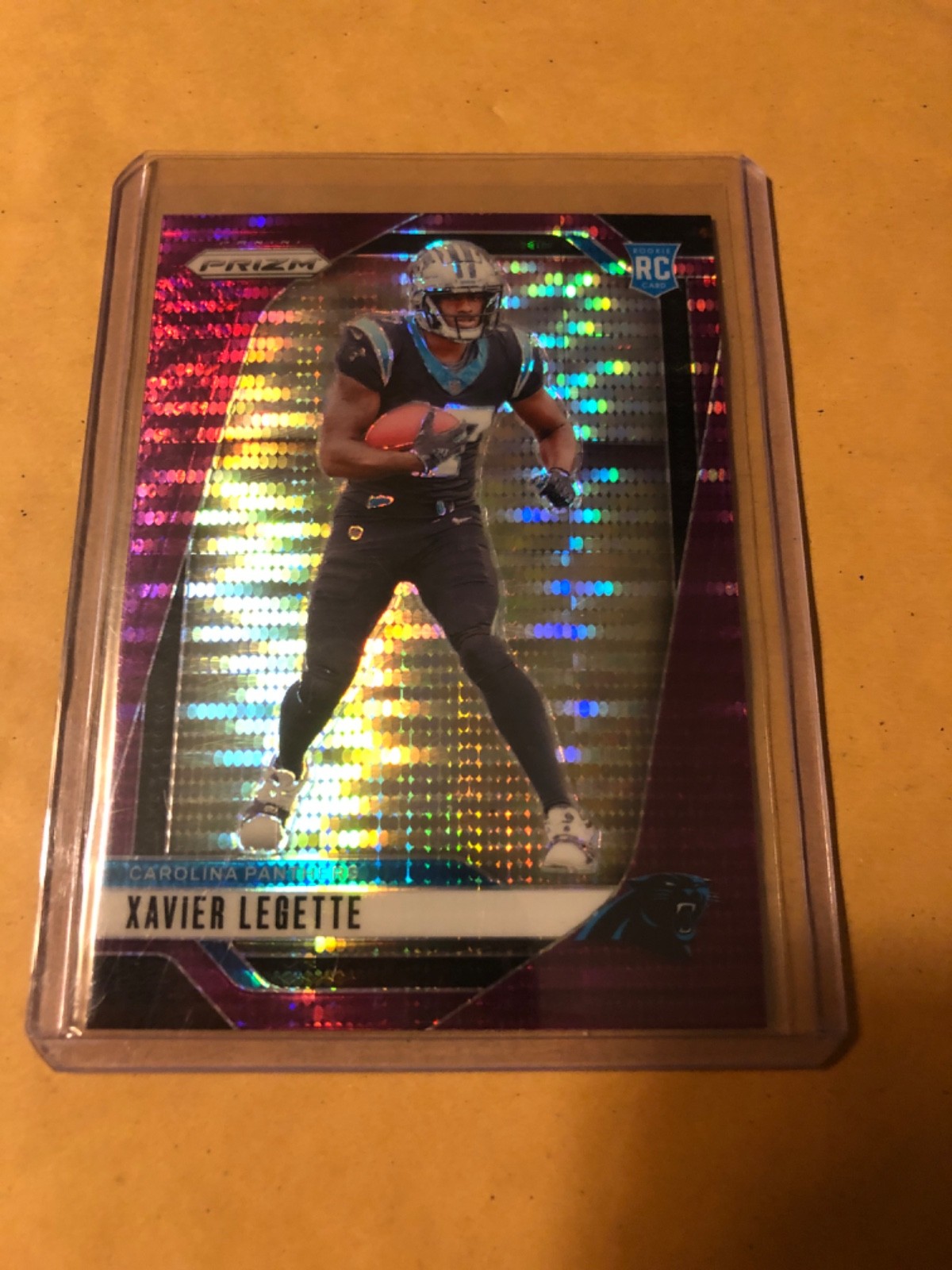 2024 Panini Prizm - Rookies Xavier Legette #398 Purple Pulsar Prizm (RC)