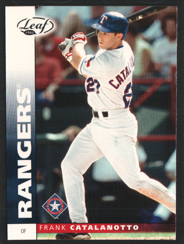 2002 Leaf Frank Catalanotto #146 card