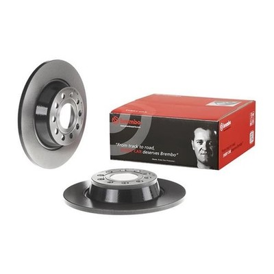 2X BREMBO BREMSSCHEIBEN 282mm VOLL HINTEN PASSEND FÜR AUDI A3 Q3 SEAT ALHAMBRA
