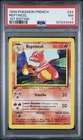 1999 Pokemon FRENCH 1st Edition Base Set Reptincel-Charmeleon 24/102 PSA 7 NM