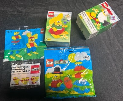 Vintage 1990 s LEGO Easter Sets Assorted Lot 1677 1545 1263 1264 1551