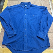 Vintage L.l Bean Chamois Flannel Teal Blue Shirt Sz Large Made In Usa Freeport Vintage L.l Bean Chamois Flannel Teal Blue Shirt Sz Large Made In Usa Freeport