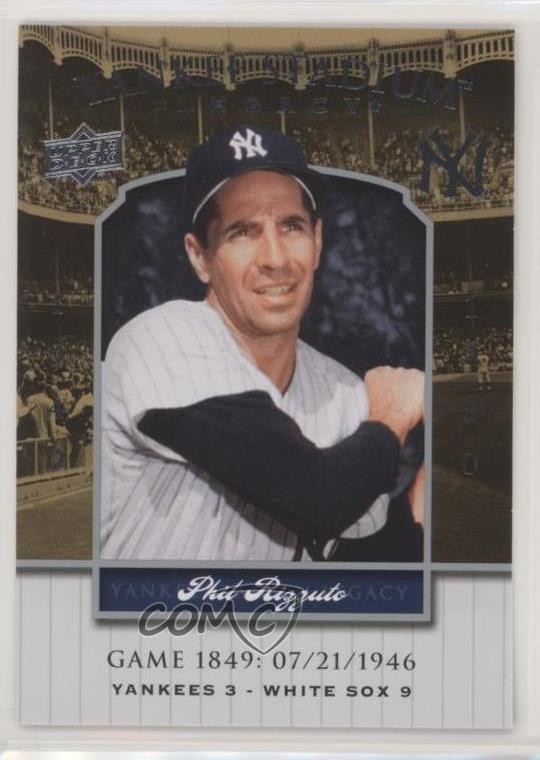 2008 Upper Deck Yankee Stadium Legacy Phil Rizzuto #YSL1849 HOF 0q3