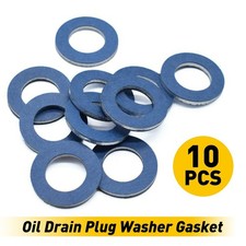 Fit Toyota Lexus Scion Oil Drain Plug Gasket Washer 90430-12031 Set Of 10 Blue