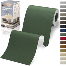 Canvas Repair Tape Self Adhesive, Army Green Fabric Patches for Furniture, 4x79