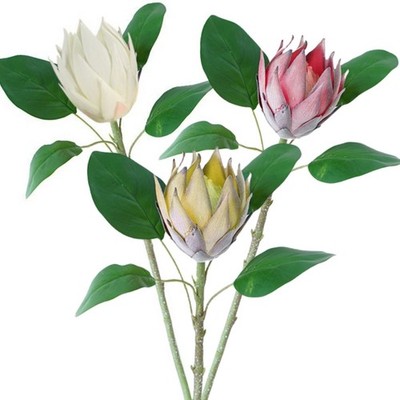 Inspirierende DIY-Dekorationen mit Kunstblumen im Protea Cynaroides-Stil