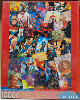 Marvel Captain Marvel Collage 1000 Piece Jigsaw Puzzle New Sealed