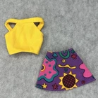 Mattel Barbie Fashion Favorites Yellow Top & Graphic Skirt 783B Set 1993 Vintage