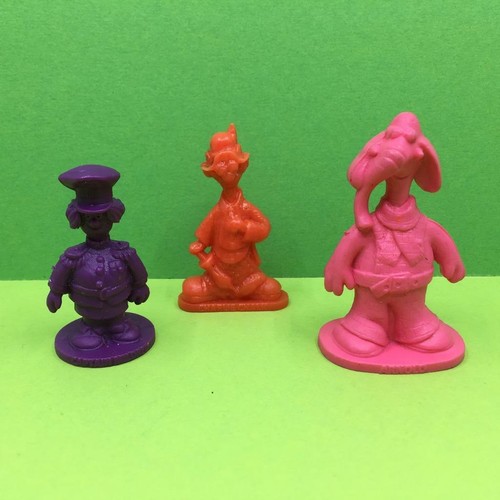 Rare Vintage Charlie Chalk Woodland Animations Arnold Captain Toy Figures 1980s - Imagen 1 de 5