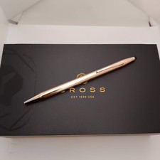 Cross Century 14KT Rolled Filled Ballpoint Pen Made in USA
