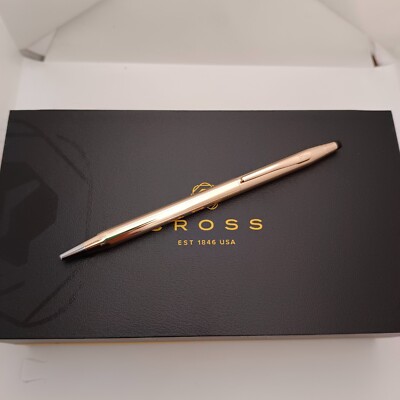 Cross Century 14KT Rolled Filled Kugelschreiber Made in USA