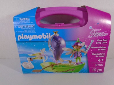 playmobil fairy boat carry case