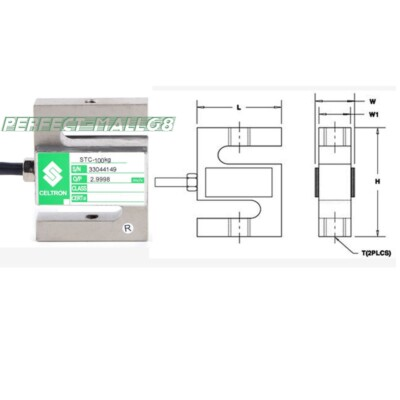 #ad 1PC New For Pull pressure weighing sensor STC 100KG $208.38