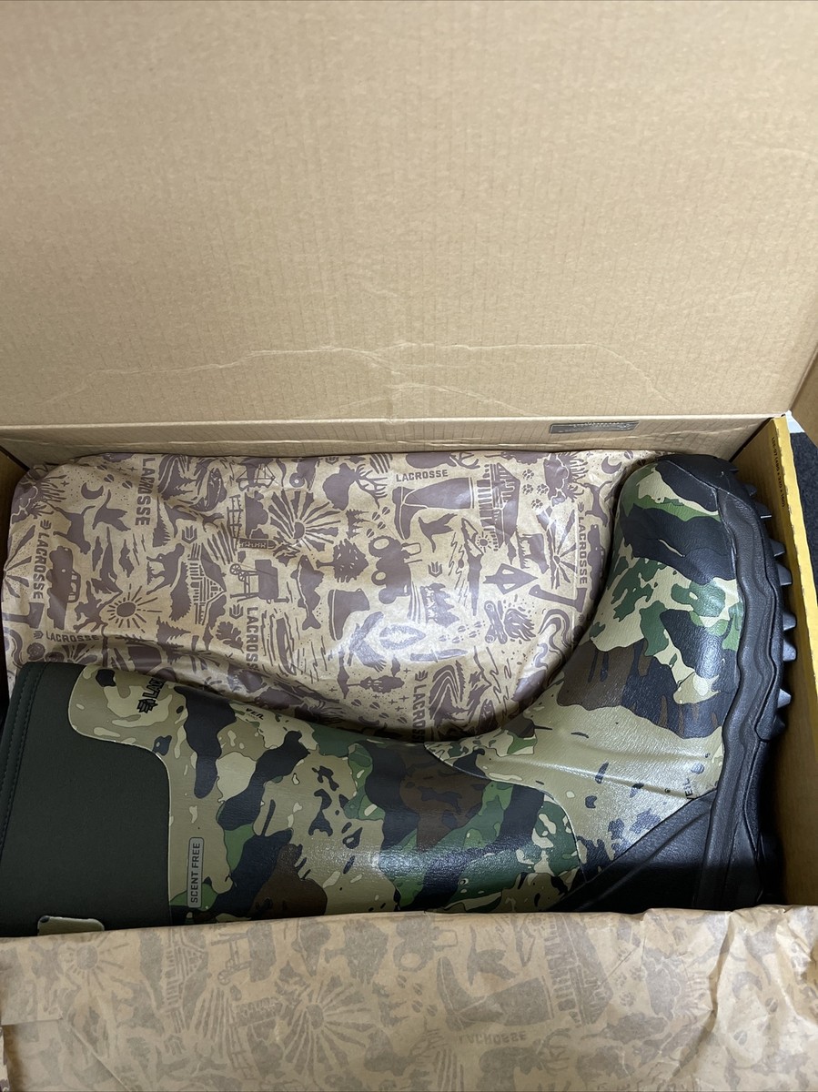 Bottes De Chasse Lacrosse Alphaburly Pro 18" - Homme Taille 7 - Woodland - Imperméables