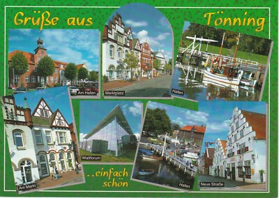 Postcard greetings from Tönning/Eider
