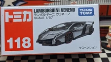 TOMICA #118 LAMBORGHINI VENENO 1/67 SCALE NEW IN BOX USA STOCK!!!