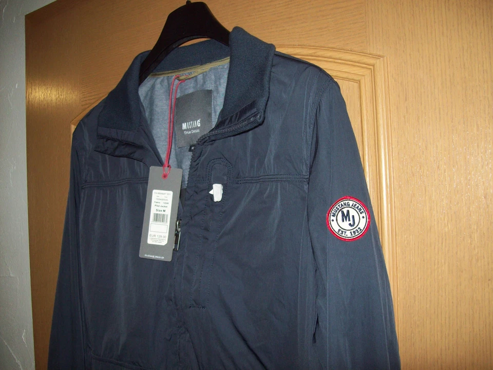 Herren Jacke MUSTANG Pilotenjacke Bomberjacke  Gr. M Pilot Jacket  NP 129 EUR - Bild 3 von 4