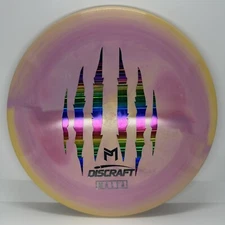 DISCRAFT Paul McBeth 6X Claw ESP Malta 167-169g Orange Pink w/ Rainbow Lines NEW