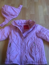 Mädchen Winterjacke von Outburst Gr. 104 m. Kapuze gefüttert mit Fleece Rosa