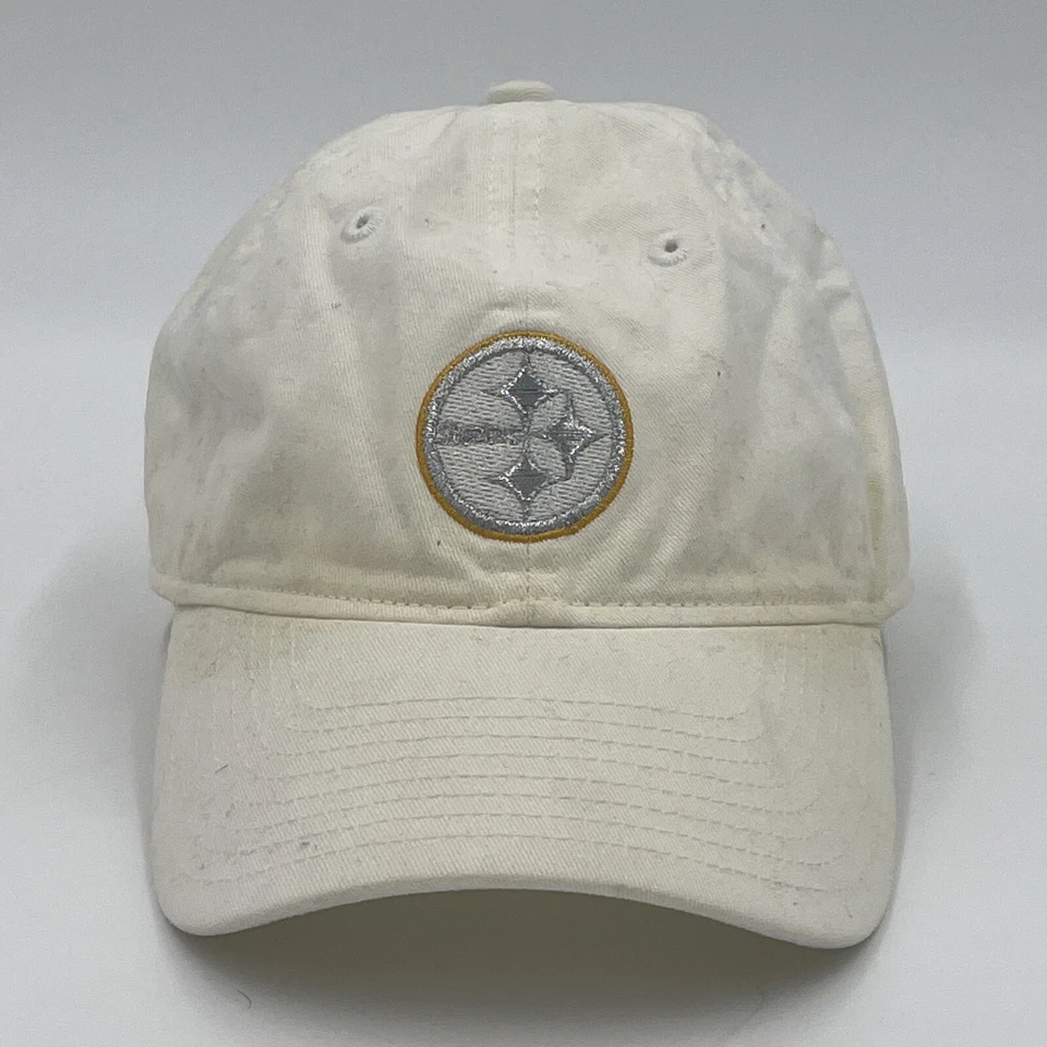Boné de beisebol ajustável usado Pittsburgh Steelers NFL Strapback - Imagem 2 de 4
