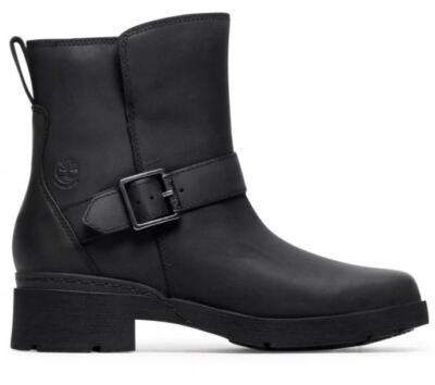 TIMBERLAND Damenschuhe Stiefel Biker Graceyn WP Boots schwarz Echtleder NEU
