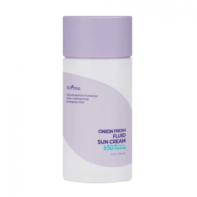 Isntree Onion Fresh Fluid Sonnencreme 50 ml, Koreanische Kosmetik, Kbeauty, P...
