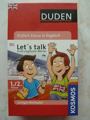 KOSMOS Lustiges Merkspiel 1./2.Klasse Einfachklasse in Englisch Let`s talk