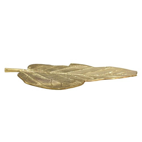 Handmade Decorative Gold Color Coated Aluminium Tray 7.08 x 4.72 x 0.74 Inch - Picture 6 of 9