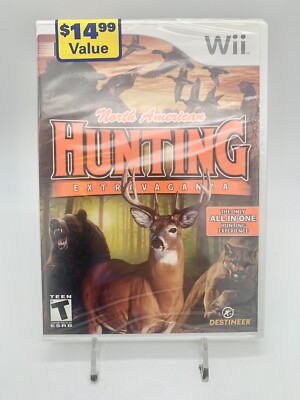 North American Hunting Extravaganza Nintendo Wii Brand New Factory