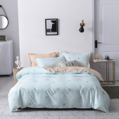 Single bed single quilt bedding set bed sheet set luxury extra long comfort