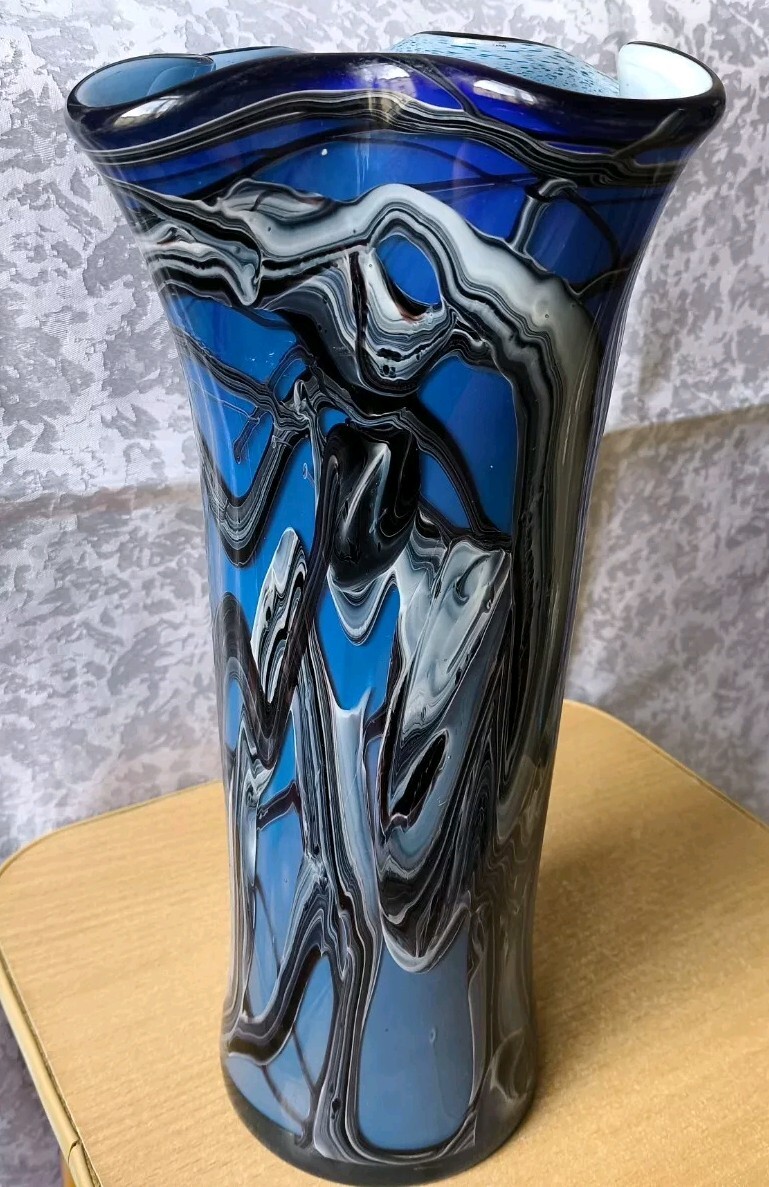 RARE Vintage Antique Murano Glass Art Vase Decorative hand made | eBay