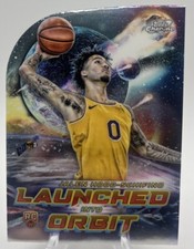 2024 Topps Chrome Cosmic Jalen Hood Schifino RC #LIO-9 Launched Into Orbit