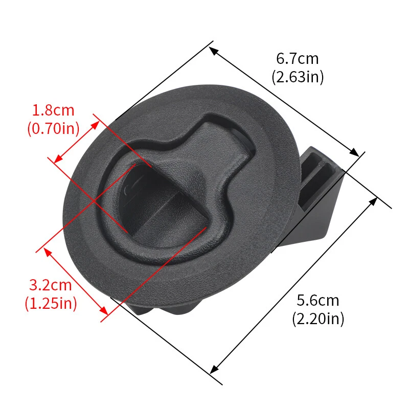 Cierre de tapa de contenedor de almacenamiento de área de carga para Dodge Ram 1500 2500 3500 2010 2011 2012 Foto 3 de 4