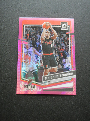 2023-24 Donruss Optic Hyper Pink #75 Malcolm Brogdon - Portland TrailBlazers