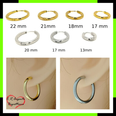 Orecchini Cerchio Oro 18kt - Gioielleria Marchi Carlo - Foto 6