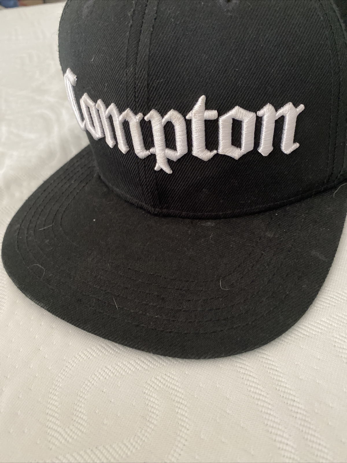 Compton Snapback Black White Old School Adjustabl… - image 3